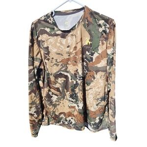 Killik Mens Veil Camo Long Sleeve Performance Shirt Hunting Tactical Size XL